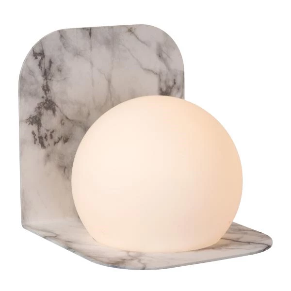 Lucide DAVY - Wandleuchte Badezimmer - 1xG9 - IP44 - Grau - detail 1